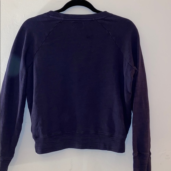 J Crew Navy Crewneck Sweater - Picture 2 of 3
